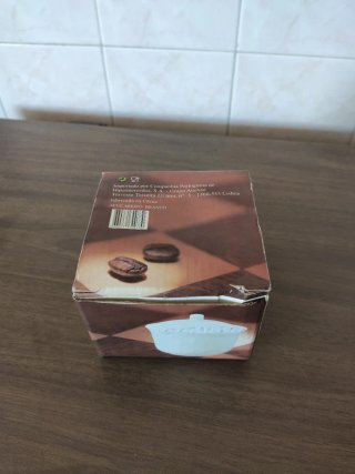 Açucareiro de cerâmica com tampa