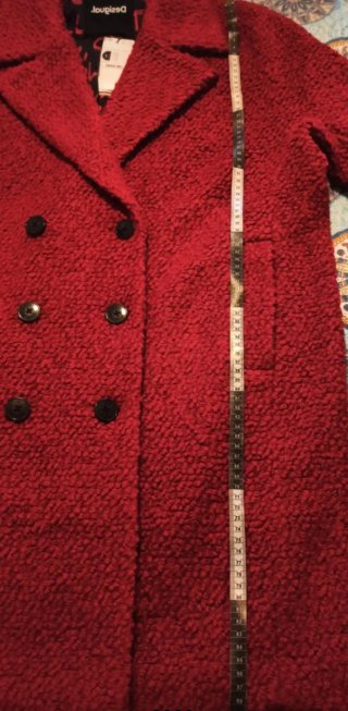 Abrigo Desigual Rojo