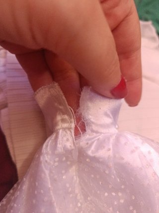 Abito da sposa per bambola Barbie