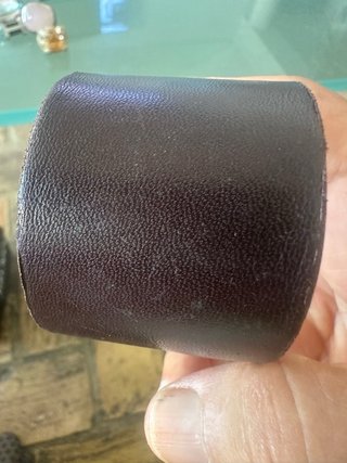 Pulsera Loewe Piel Marrón y Plata