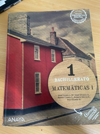 Matemáticas I 1 Bachillerato