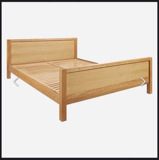 Cama doble Habitat madera hanita 160X200