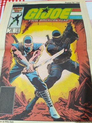 4 Posters GI JOE Marvel Comics