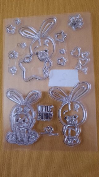 Set timbri trasparenti Little Bunny