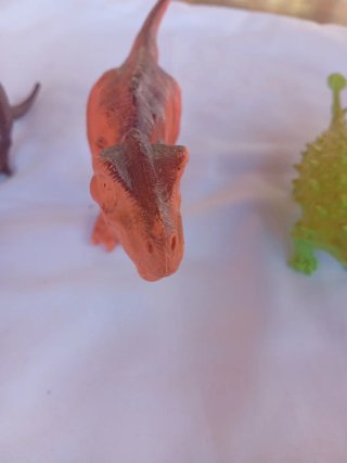 Lote dinosaurios silicona para jugar