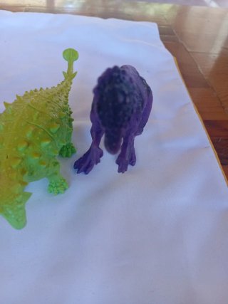 Lote dinosaurios silicona para jugar