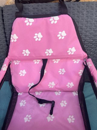 Silla para perro coche con estampado