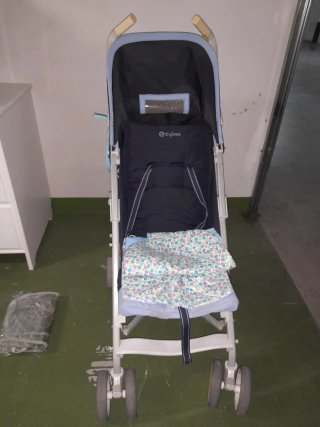 Silla de paseo bebé plegable tipo paraguas