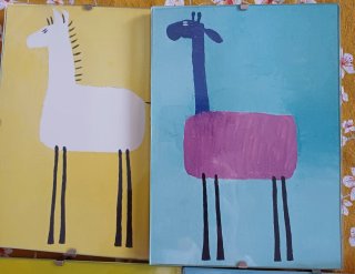 6 Cuadros Infantiles y 3 de Paisajes de IKEA.