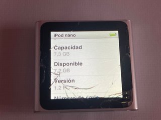 iPod Nano 6ta Gen 8GB Plata/Negro