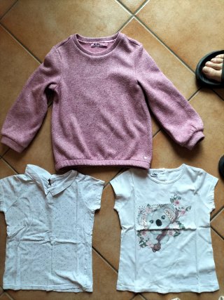 Lotto 9 vestiti bambina 5-6 anni