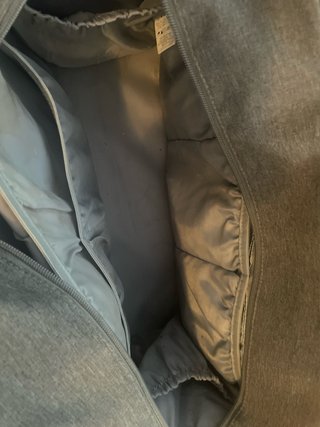 Borsa da passeggino per neonati grigia