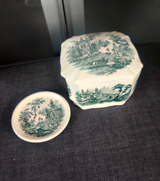 Lote 3 piezas porcelana La Cartuja Sevilla