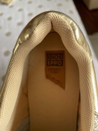 Zapatillas Gioseppo doradas y rosas talla 40 nueva