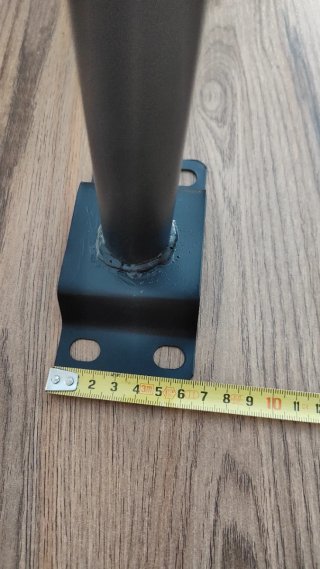 6 Soportes pared 70cm para focos LED (Nuevos)