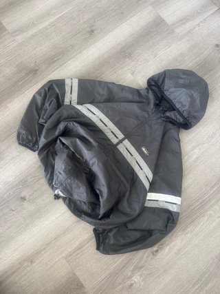 Ellesse Negra Capucha Reflectante Vintage Y2K M