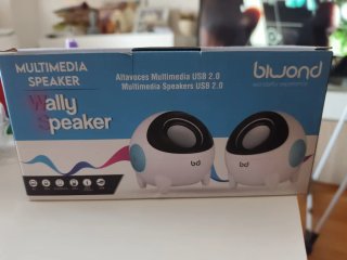 Altavoces Ordenador Multimedia USB 2.0 Wally Biwon