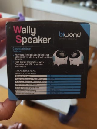 Altavoces Ordenador Multimedia USB 2.0 Wally Biwon