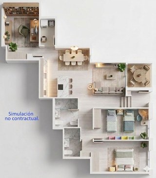 Piso en venta en Boiro