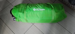 Cuna de viaje con cambiador y dos alturas