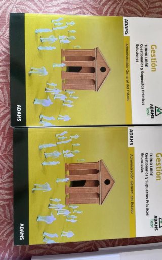 Lote Libros Gestión Turno Libre ADAMS oposicione