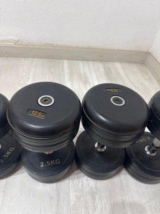 Juego de Mancuernas 10kg, 12.5kg, 15kg
