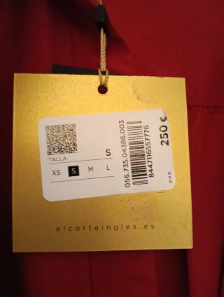 Vestido Fiesta El Corte Inglés Rojo