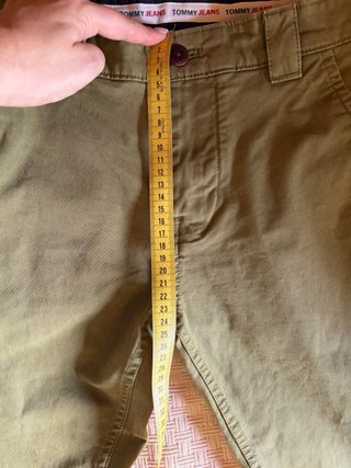 Jeans Tommy Hilfiger Chino Taglia S Verde Oliva
