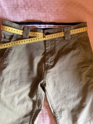 Jeans Tommy Hilfiger Chino Taglia S Verde Oliva