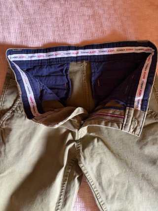 Jeans Tommy Hilfiger Chino Taglia S Verde Oliva