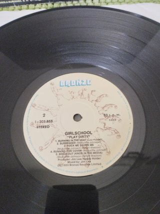 GIRLSCHOOL LP PLAY DIRTY 1983 HARD ROCK MOTORHEAD