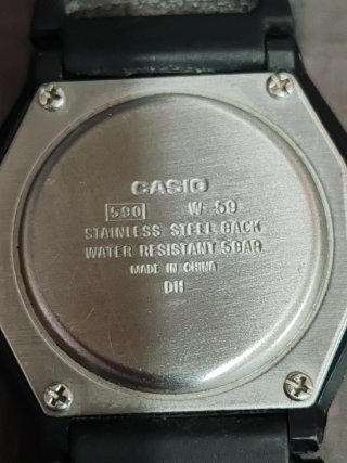 Reloj Casio Digital Clásico Negro