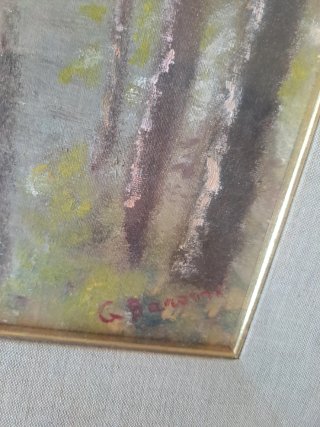 Dipinto ad olio G. Baroni