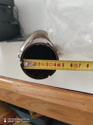 Marmitta Scarico Moto Acciaio Inox