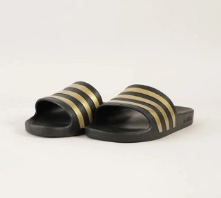 Ciabatte Adidas Adilette Nero Oro