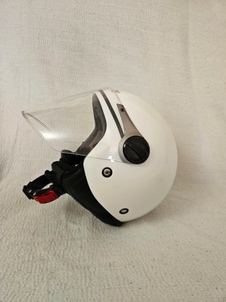 Casco Moto LS2 Talla M Blanco