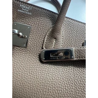 Iconica Borsa Hermès Birkin 35 in colore Etoupe