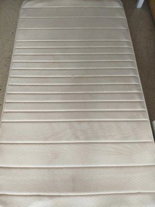 Base tapizada + colchón 105x190