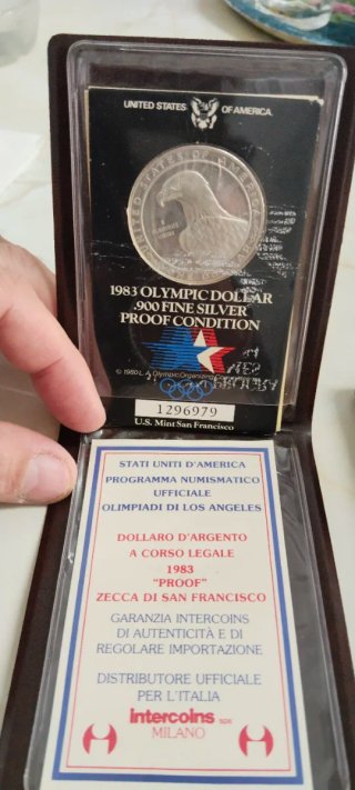 Monedas proof olimpiadas ceca san francisco