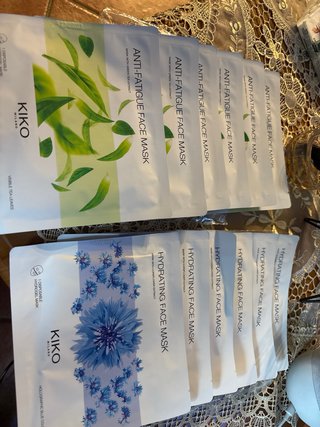 12 Maschere Viso Kiko Milano Anti-fatigue + Hydrat