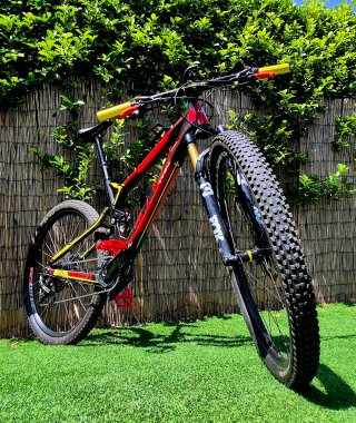 29" Bicicleta de montaña doble suspensión carbono