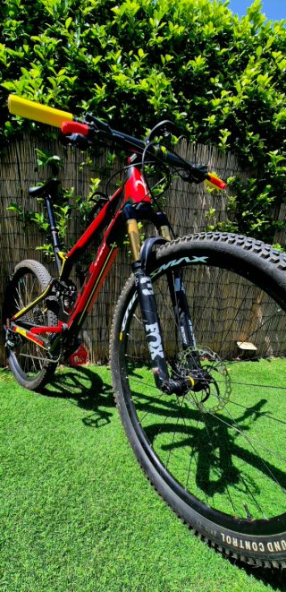 29" Bicicleta de montaña doble suspensión carbono