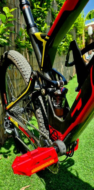 29" Bicicleta de montaña doble suspensión carbono