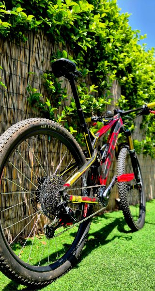 29" Bicicleta de montaña doble suspensión carbono