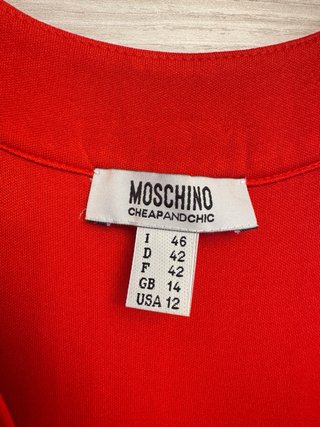 Abito Moschino Cheap and Chic rosso