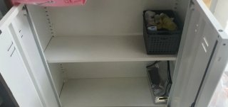 Mueble de metal Ikea gris