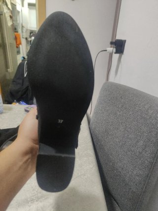 Botines mujer T.37 Negro/Marrón