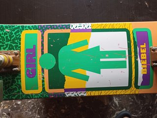 Tabla Skate Girl Ripped OG Biebel