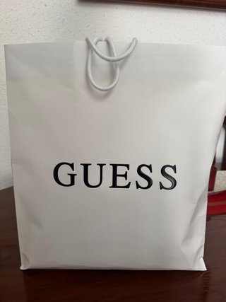 Bolso Guess Beige y Marrón Monogram