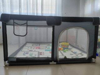 Parque infantil Cozynest 1,25x1,25 + colchoneta